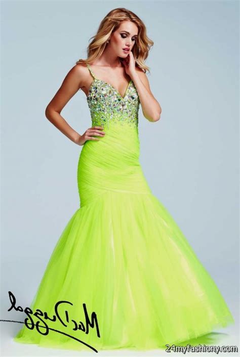 Neon Green Prom Dress Looks 2023 2024 B2b Fashion