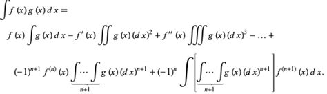 Let's say we want to integrate. Integration by Parts -- from Wolfram MathWorld