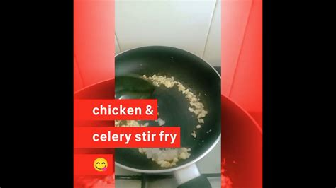 Chicken And Celery Stir Fry Quick And Easy Stir Fry Recipe Youtube