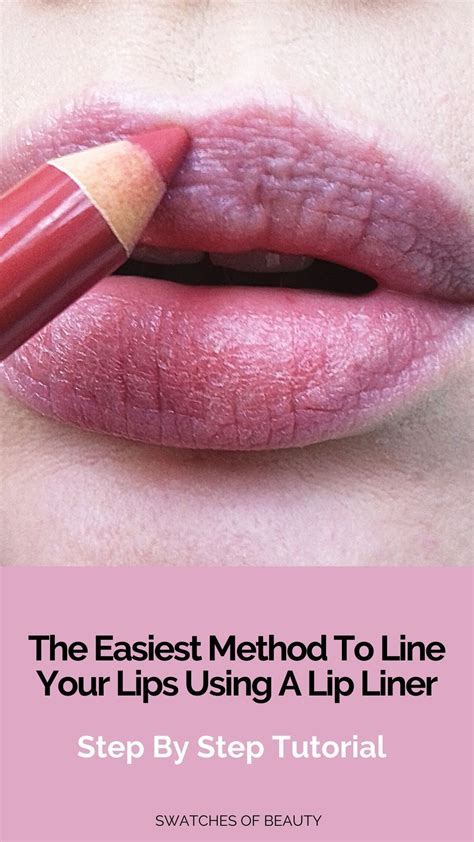 How To Line Your Lips Using A Lip Liner The Easiest Method In 2021 Lip Liner Tutorial How To