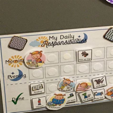 Ultimate bundle visual schedule printable for keeping kids on task, picture schedule cards, special needs, autism, routine charts, visual schedule pictures. Kids Daily Responsibilities Chart, Printable Daily Routine ...