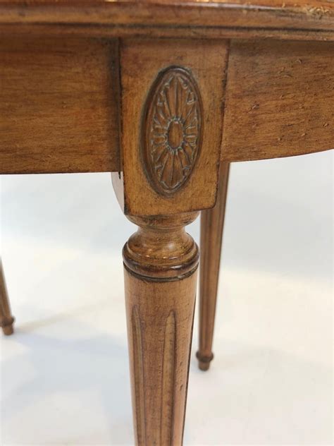 Check spelling or type a new query. Classic Vintage Fruitwood Oval Coffee Table with Marble ...