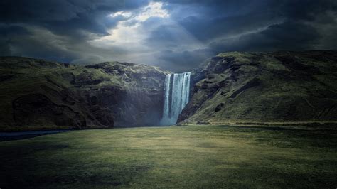 12 Skógafoss Waterfall Hd Wallpapers Background Images Wallpaper Abyss