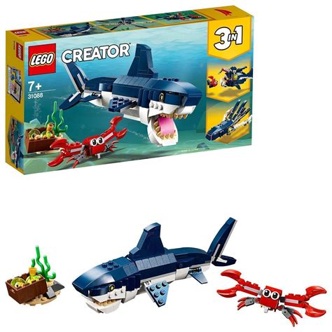 Buy LEGO 31088 Creator 3in1 Deep Sea Creatures: Shark, Crab, Squid or