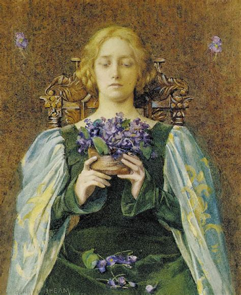 Henry Meynell Rheam 1859 1920 Violets Christies
