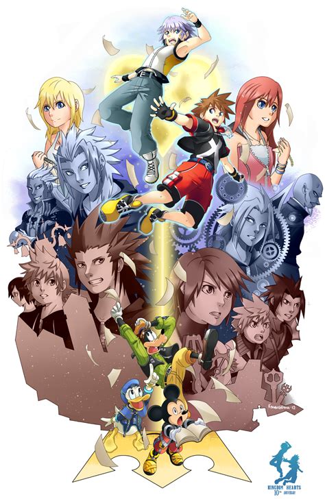 Kingdom Hearts 10th Anniversary Tribute By Kanokawa On Deviantart