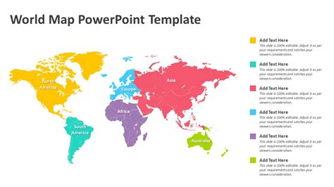 World Map Powerpoint Template Editable World Maps World Map Ppt