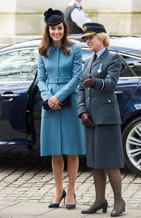 Kate Middleton And Carol Vorderman Mark The Raf Air Cadets 75th