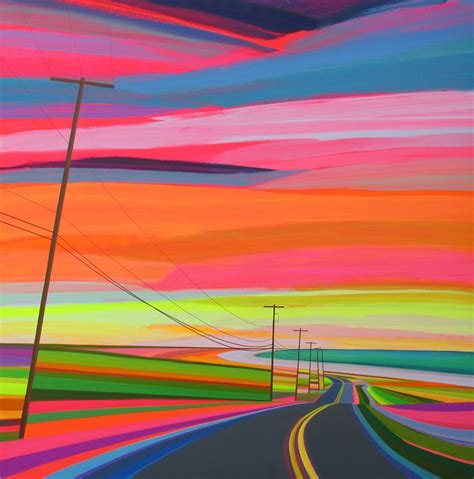 Neon Sunsets And Technicolor Landscapes Painted By Grant