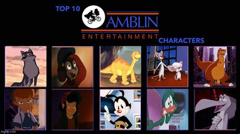 Top 10 Animated Amblin Entertainment Characters By Takostu64 On Deviantart