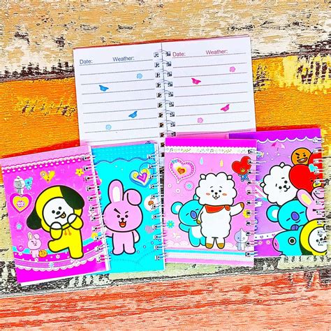 Jual Notebook Bts Bt21 Kpop Termurah Notebook Bts Notebook Binder