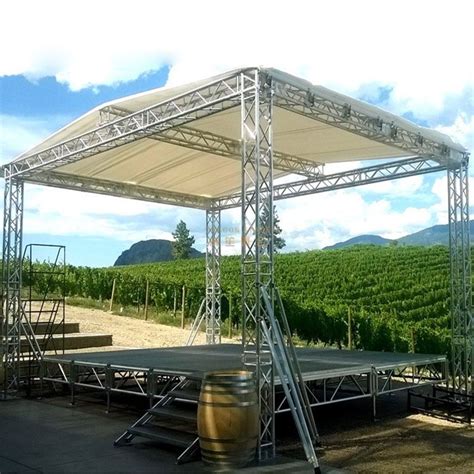 Aluminum Portable Small Stage With Canopy For Sale From China