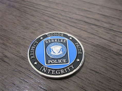 Berklee College Of Music Boston Police Department Challenge Coin 45p