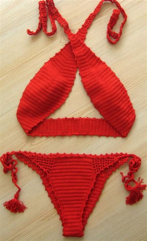 Motif Bikini Crochet Crochet Bra Crochet Swimwear Crochet Skirt