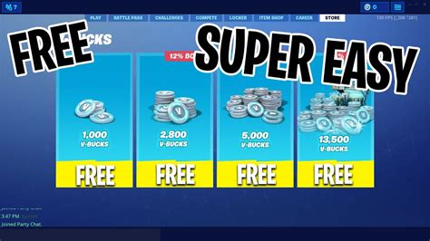 How To Get Free V Bucks Glitch For Fortnite Loads Of Free Vbucks Super Easy To Do All