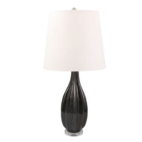 Ceramic 36 Table Lamp Black 1 Kroger