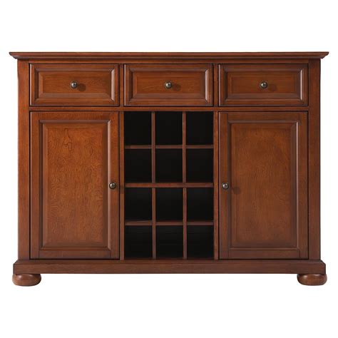 Alexandria Buffet Server Sideboard Cabinet Classic Cherry Dcg Stores