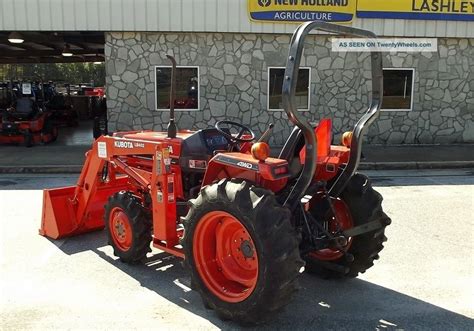 2001 Kubota L2600dt 4wd Compact Tractor W Loader 250 Hrs Stock