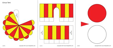 Circus Tent Templates Free Printable Templates And Coloring Pages