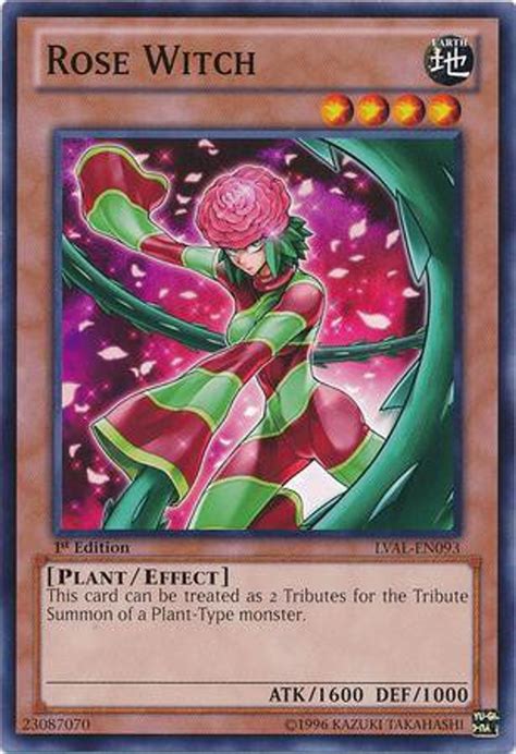 Yugioh Zexal Legacy Of The Valiant Single Card Common Rose Witch Lval En093 Toywiz