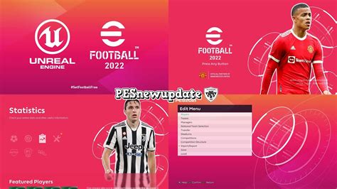 Pes 2021 Menu Mod Efootball 2022 Concept V2 By Pesnewupdate Sider