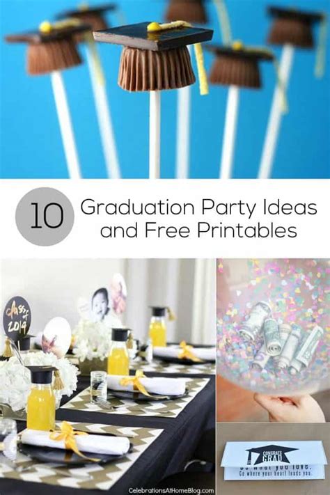 Maybe you would like to learn more about one of these? 10 Graduation Party Ideas and Free Printables for Grads
