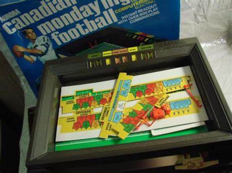 1972 Canadian Monday Night Football Board Game By Aurora Games