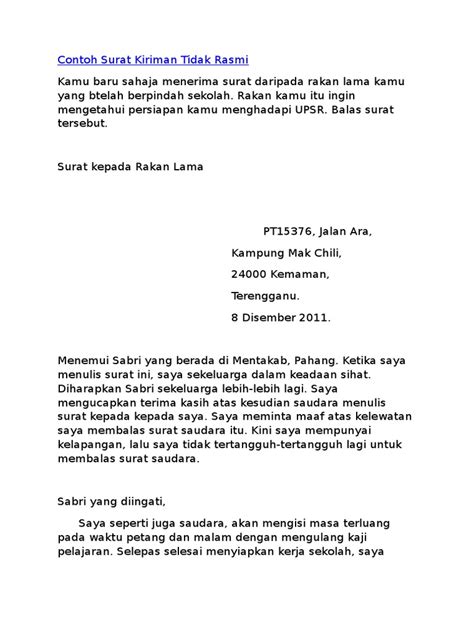 Contoh Surat Rasmi Cuti Raya - Contoh Rens