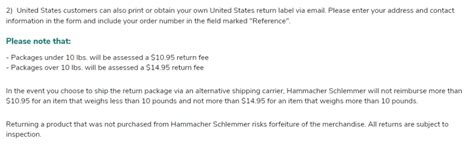 What Is Hammacher Schlemmers Returns And Exchanges Policy — Knoji