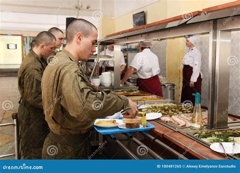 Military Food With Porridge And Tea Soldiers Porridge 9 May Holiday