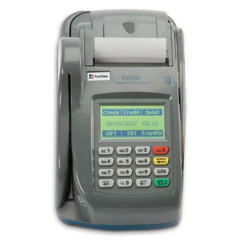 Thanks for choosing a first data™ terminal. First Data FD200