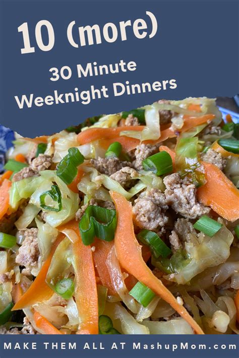 Emailshare on pinterestshare on facebookshare on twitter. 10 (more) quick weeknight dinner recipes in 30 minutes or less