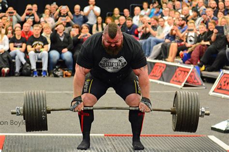 Eddie Hall The Beast Smashes Deadlift At Britains Strongest Man