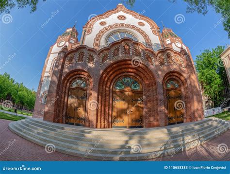 Hungarian Art Nouveau Synagogue In Subotica Serbia Editorial Stock