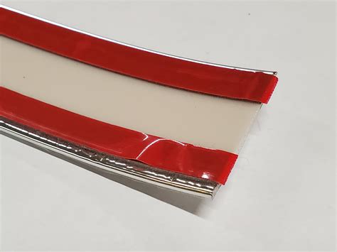 decorative chrome trim self adhesive in 3 widths sold by the foot