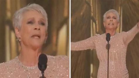 Jamie Lee Curtis Breaks Down In Tears As She Wins Oscar For Best