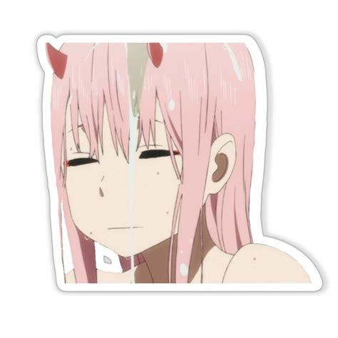 Zero Two Printable Stickers Character Art Female Sketch Printables