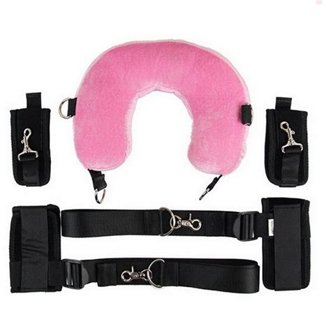 Pillow Strap Adult Couples Posture Auxiliary Position Erotic Props Handcuffs Ankle Cuffs Set