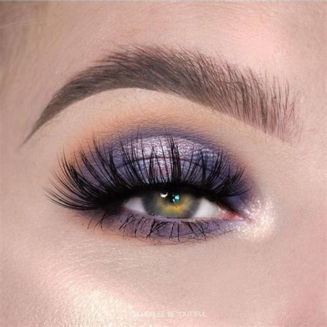 Smokey Lavender Eye Makeup Eyeshadow Smokeyeye Coisas De Maquiagem