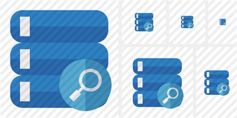 Database Search Icon Flat Artistic Professional Stock Icon And Free