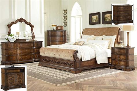 Legacy Classic Pemberleigh Upholstered Sleigh Bedroom Set King