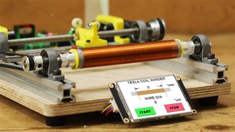 Diy Arduino Based Tesla Coil Winding Machine Arduino Project Youtube