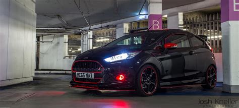 Aestetic Mods Got A New Ford Fiesta St Line Black Edition Looking At