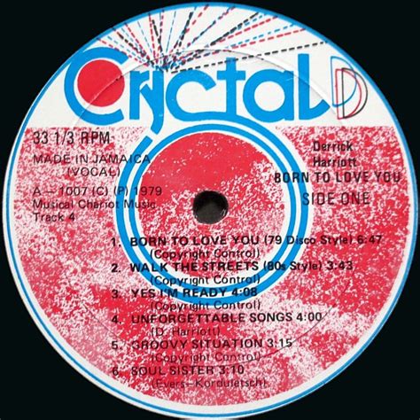 Cvinylcom Label Variations Crystal Records