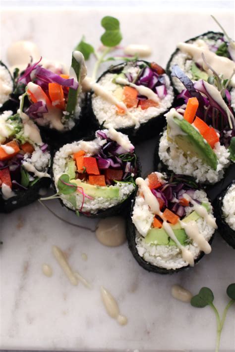 How To Make Homemade Sushi Veggie Glow Vegan Sushi