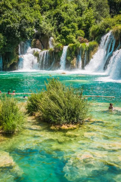 The Beautiful Waterfalls At Krka National Park In Croatia Jetset Jansen