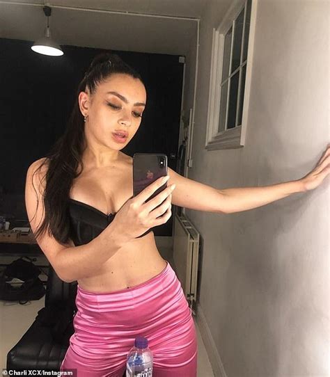 Charli Xcx Goes Topless As She Poses In Her Underwear For Racy New Snaps Daily Mail Online
