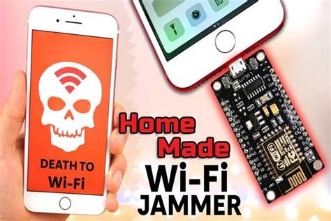 A Simple Homemade Wi Fi Jammer By Using An Esp8266 Diy Project R