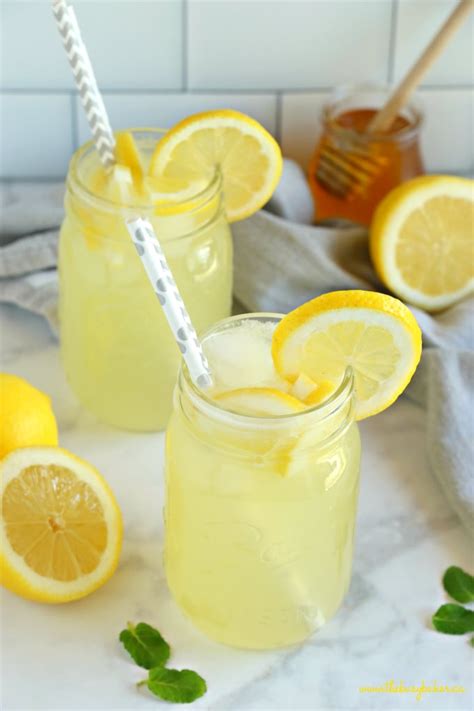 Healthy Lemonade Only 3 Ingredients The Busy Baker