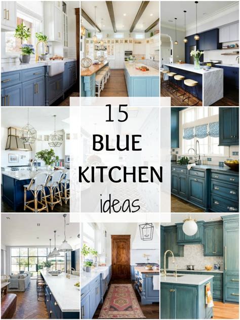 15 Gorgeous Blue Kitchen Ideas Blue Kitchen Cabinet Ideas